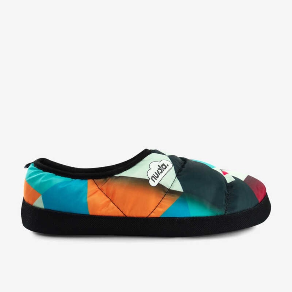 Nubia Colorblock Women's Slip-On Slippers - Multicolor